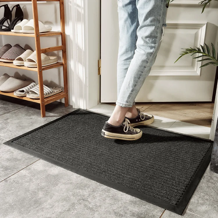 Wholesale Plain Front Door Mats Outdoor Rug Entryway Mats For Shoe