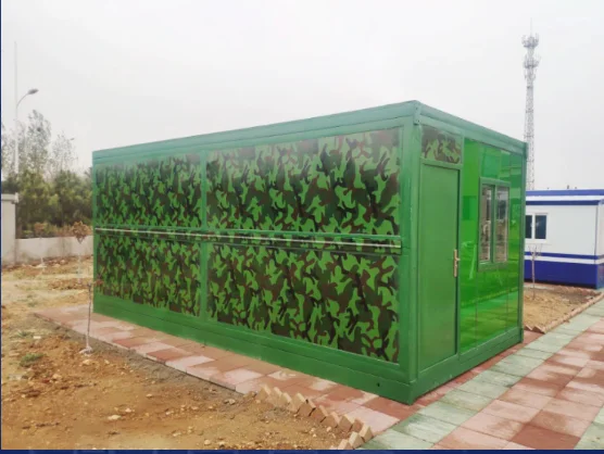 Lida Group buildings made out of shipping containers shipped to business used as kitchen, shower room-9