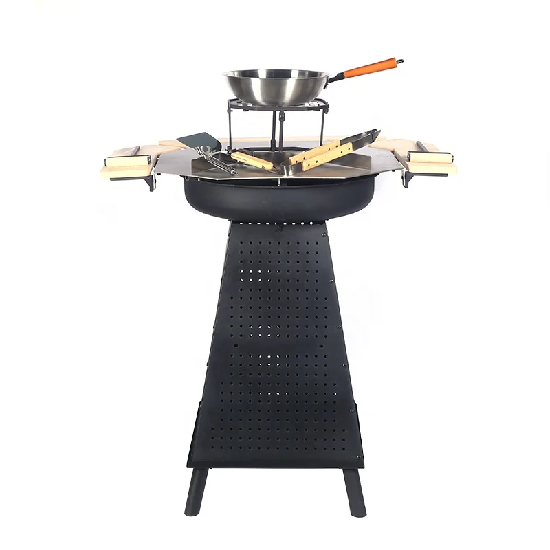 product heating stove  barbecue stove  charcoal  firewood dual purpose barbecue rack 2in1 barbecue rack-1