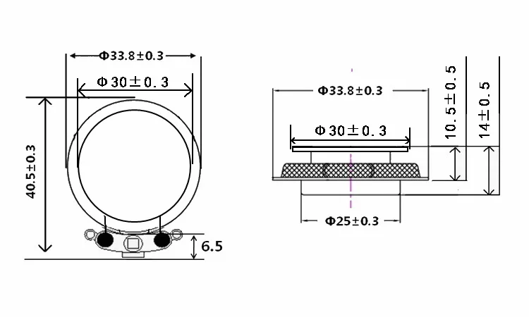 Fast Delivery OEM 1.5 Inch Surface Vibration 4 Ohm 5W Sound Exciter Speaker For Guitar - ANKUX.COM