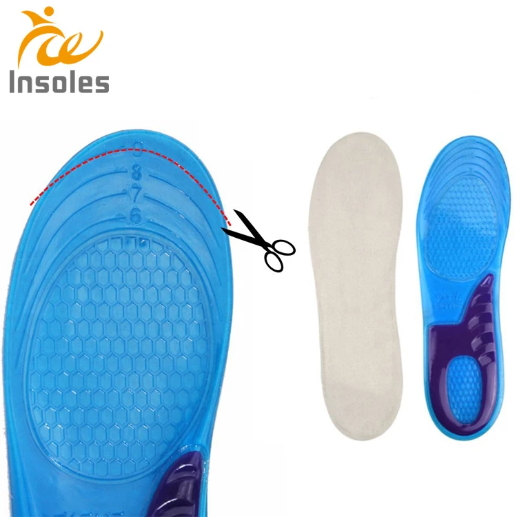 Tpe Gel Insole Soft Insole Materials Silicone Shoe Inserts Absorb Shock ...