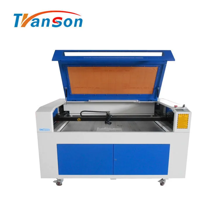 80W CO2 Laser Cutting Engraving Machine TN1290 with EFR F2 Tube used for  wood paper acrylic leather plastic stone glass