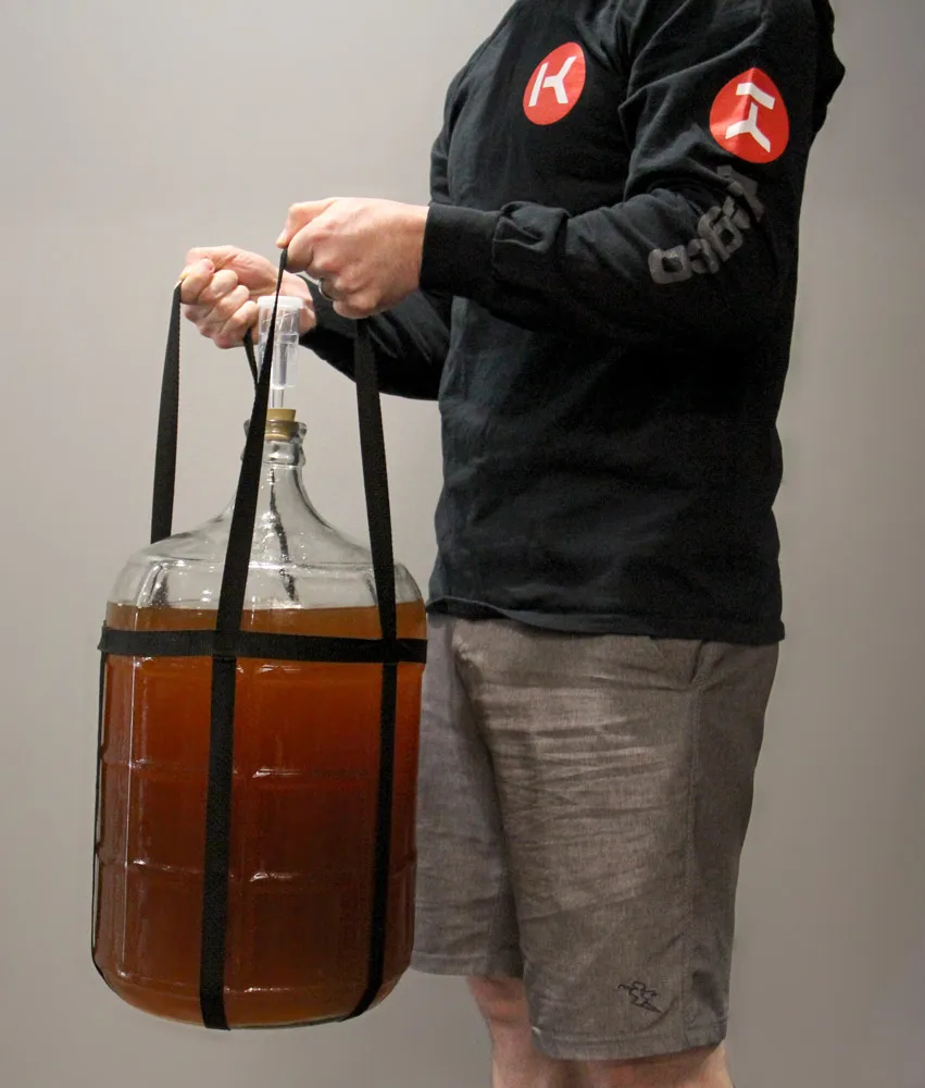 Fermentor High Quality 5 Gallon Glass Carboy With Protection For Beer