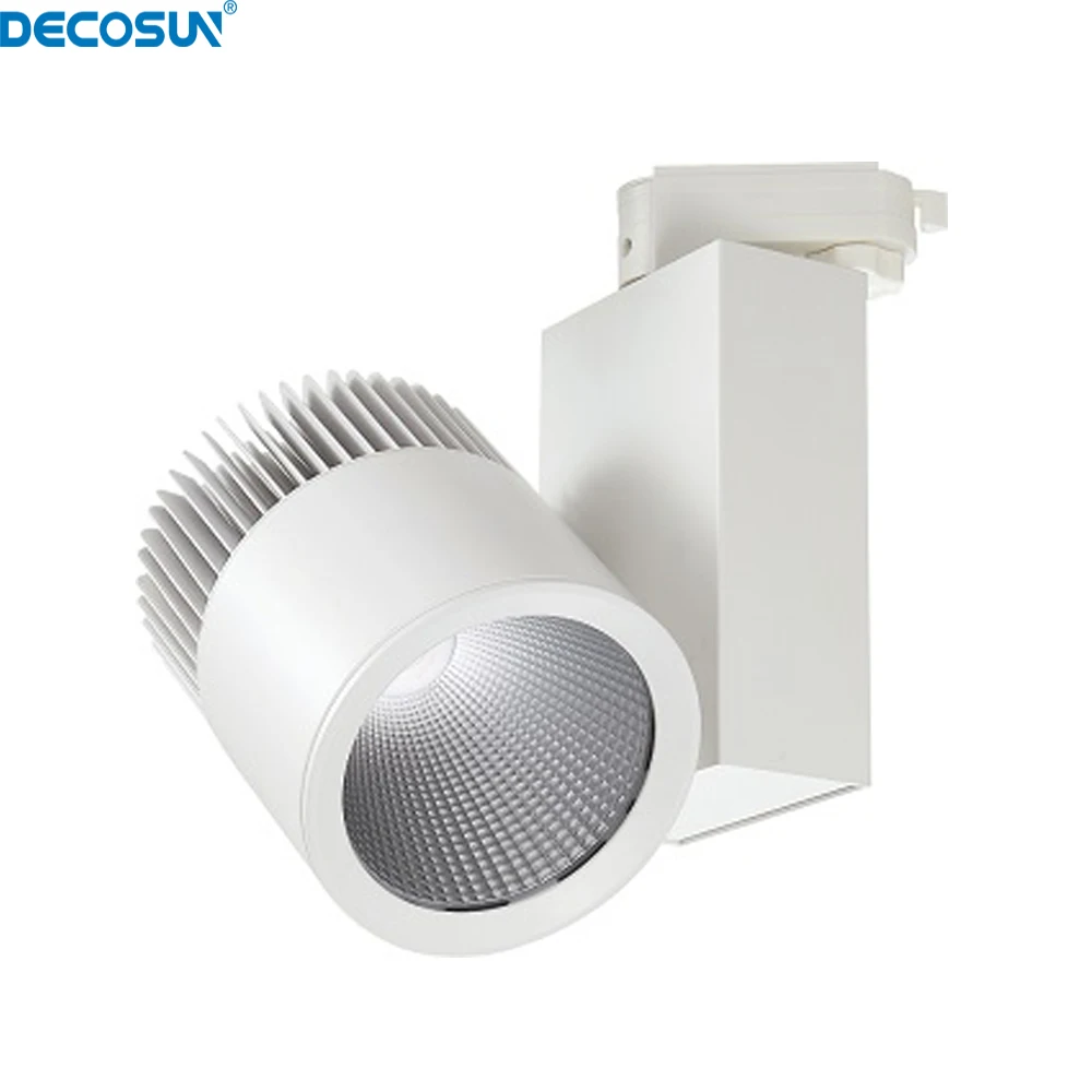 Fashion Dali 0-10v Wifi Triac dimmable COB track light 15W 20W 30W LED Track Spotlight White Black Gold