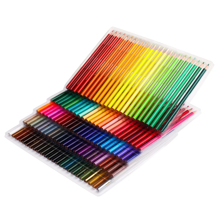 48/72/120/150/160 watercolor oil pencils wood colored