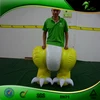 Hongyi 0.4mmPVC Soft Sexy Inflatable Yellow Dragon Pants