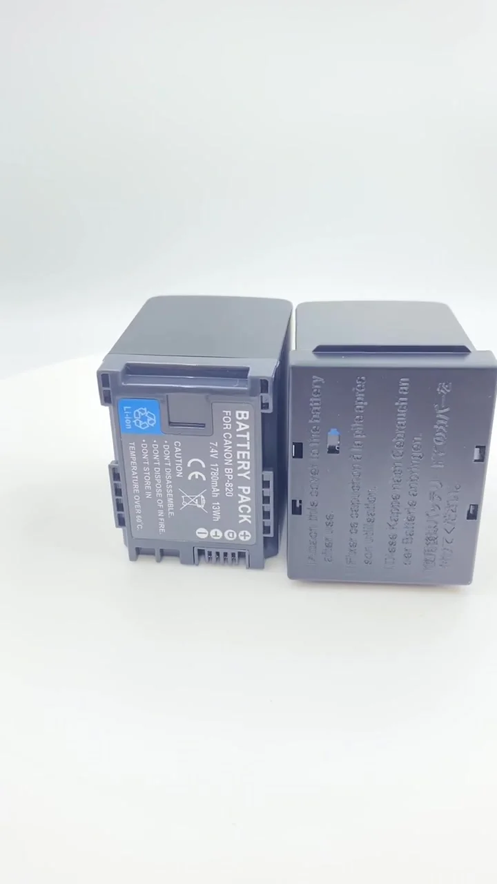 BP-820 & BP-828 Batteries - Reliable Power for Canon Camcorders