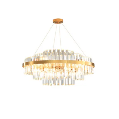 High quality K9 Crystal Chandeliers Ceiling Lighting Modern Luxury Large Pendant Lamp Living Room light hotel villa Chandelier