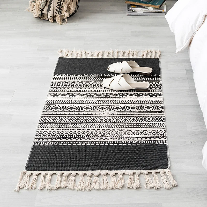 Modern simple kitchen living room printing non-slip mat