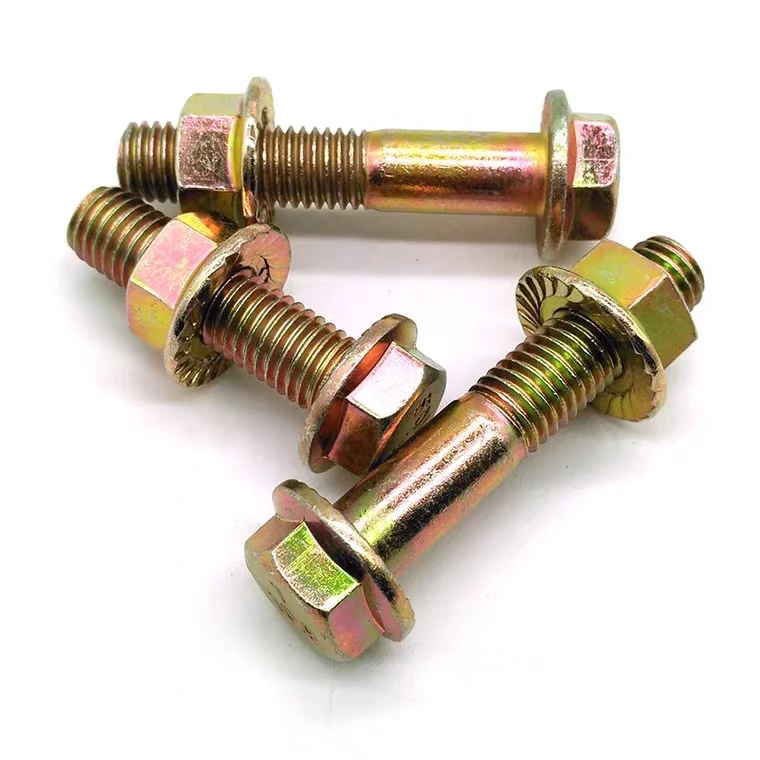 15) Flangia Testa Esagonale 3/8-16x4 Grado 8 / Bulloni