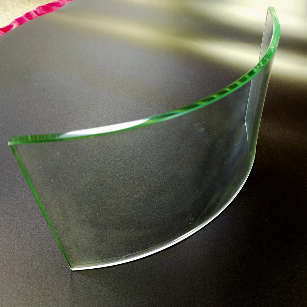 Processing Plant Customized Density Clear Curved Tempered Toughened Glass Factory Buy Clear