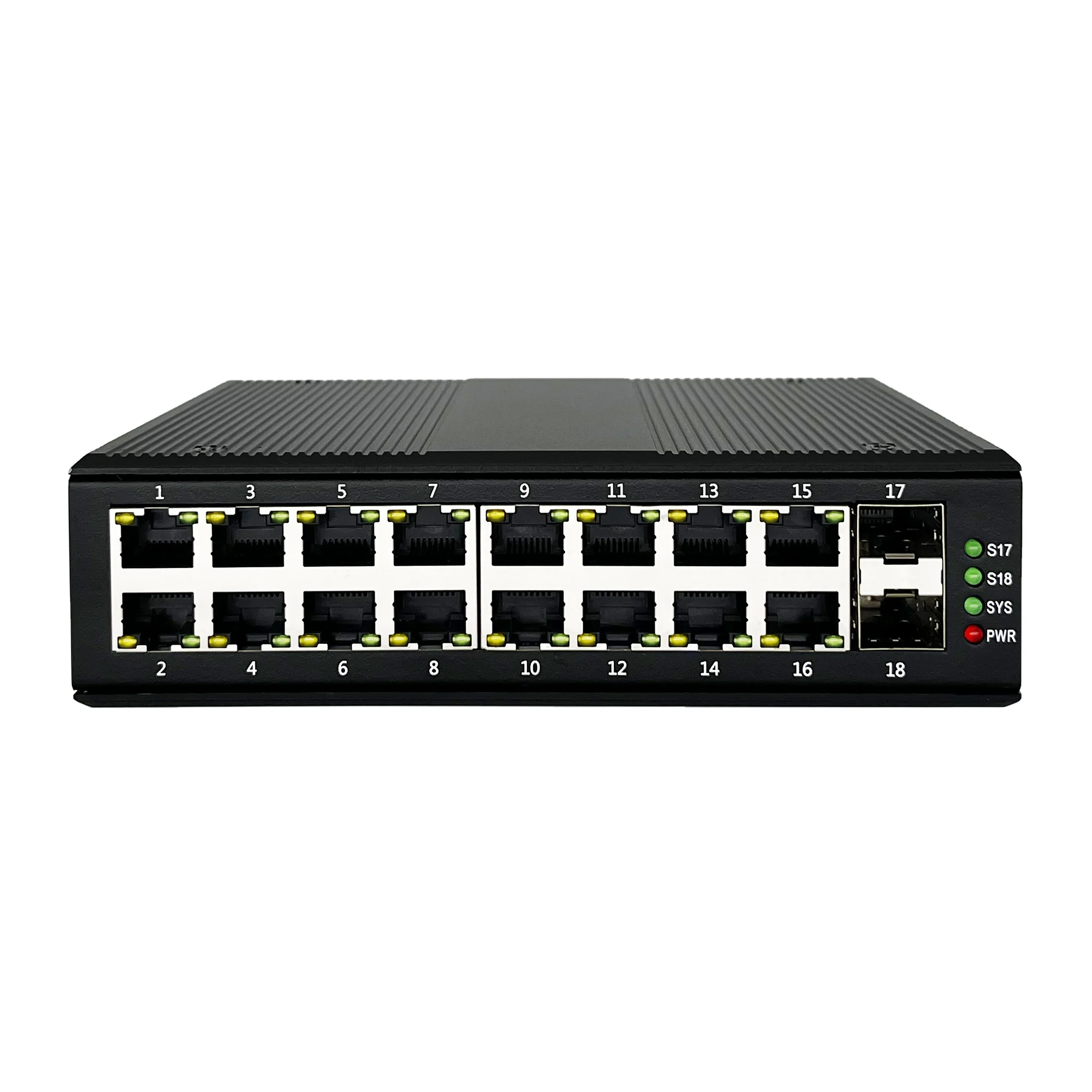 16 port industrial switch