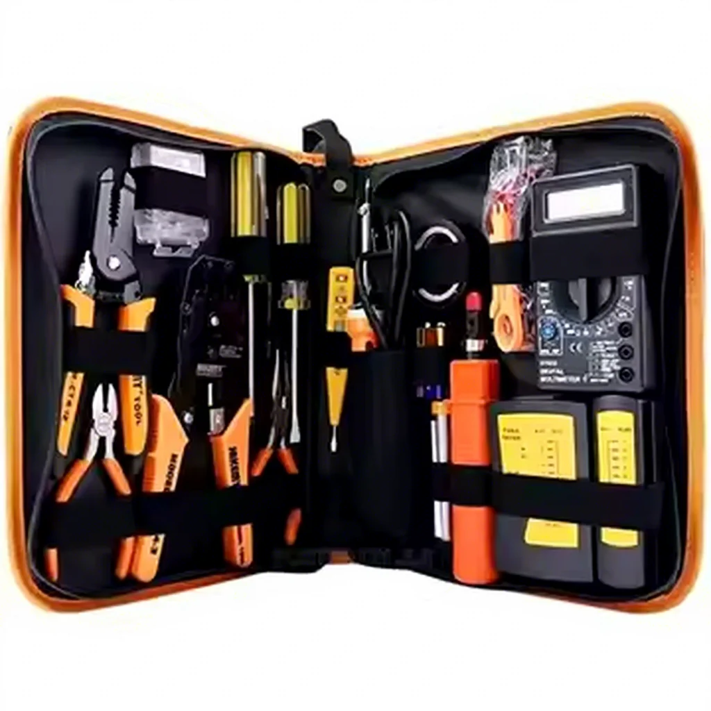 Repair Networking Kit RJ45 LAN Tester Networking Repair Tool Kit RJ45 RJ11 RJ12 Network Cable ...