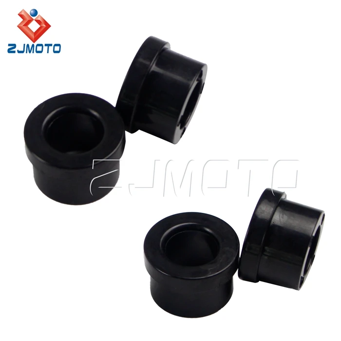 4x Polyurethane Black Handlebar Riser Bushings For Harley Davidson