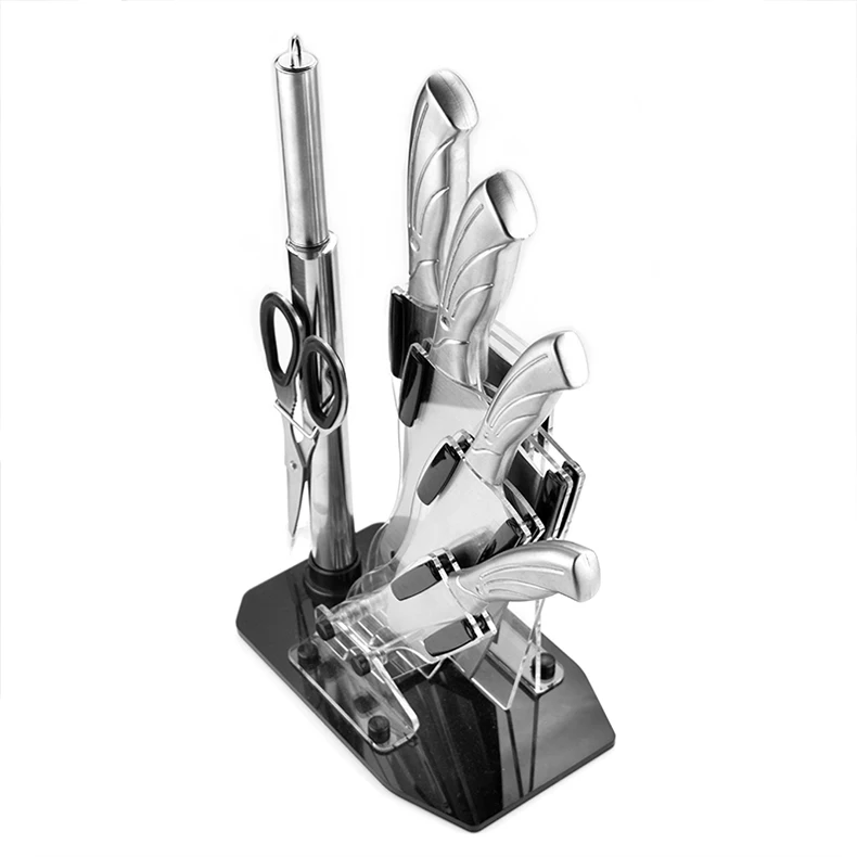 Supply Stainless Steel Black 7pcs Knife Set.jpg
