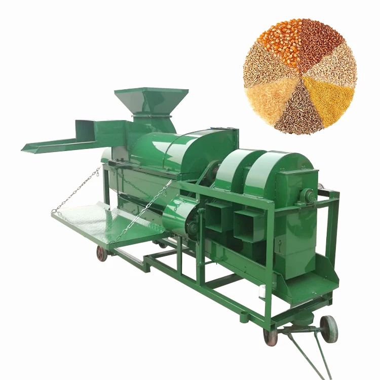 Multifunctional Big Soya Beans Mung Bean Thresher Machine Mobile Rice ...