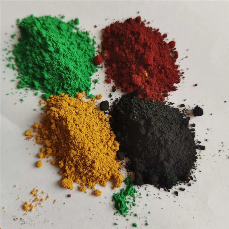 Iron Oxide Pigment Color Cement Dye Red Yellow Black Green Blue Pastel