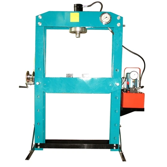 50Ton High Speed Electric Power Hydraulic Shop Press with Cable Winch