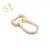 Fashion purse hardware metal strap fitting for leather bag