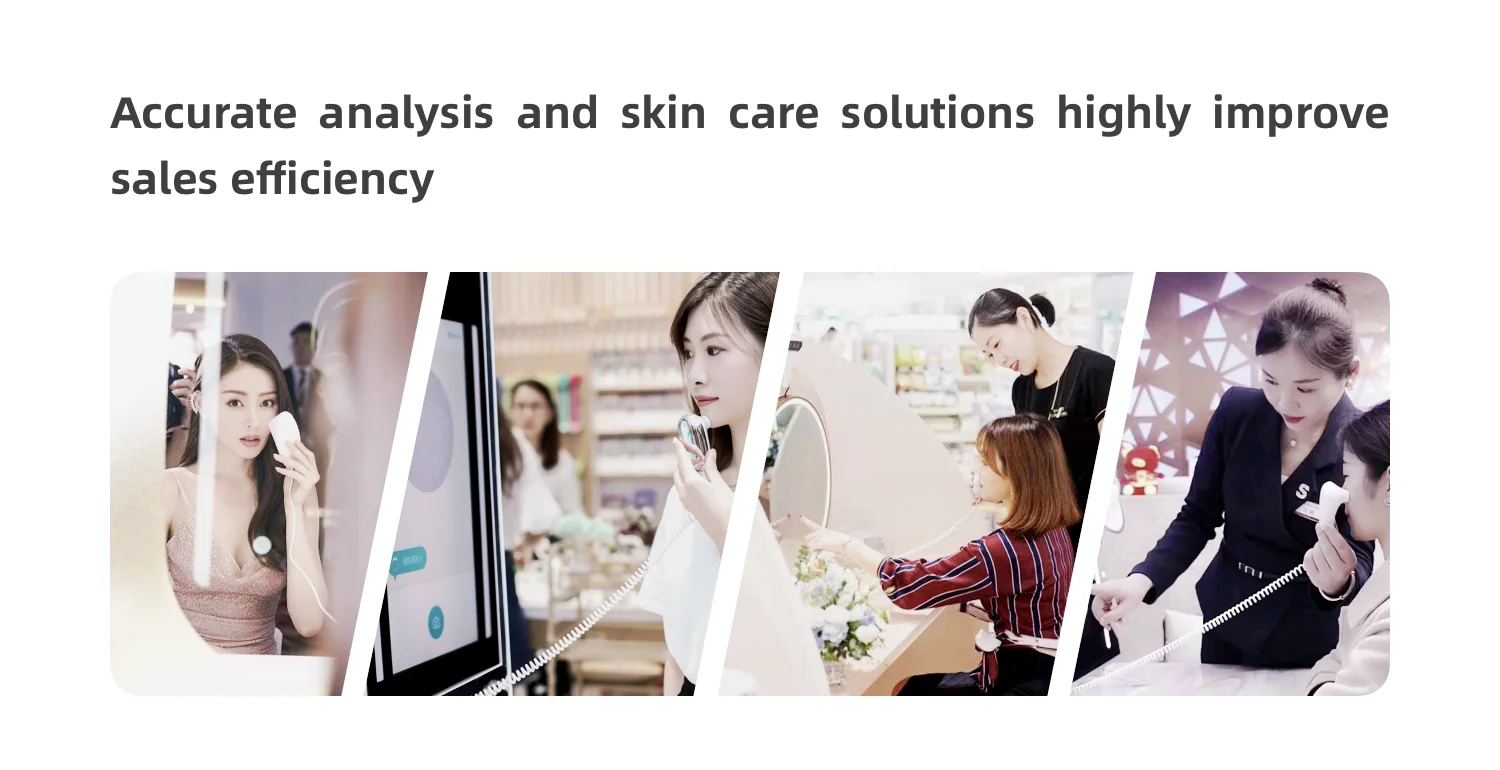 Portable dermatoscope skin detector skin hair analyzer for home and commercial use