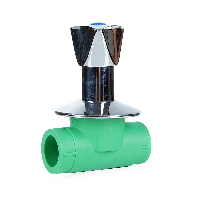 GA Brand pipe fittings ppr names pipe fittings ppr stop cork valve with