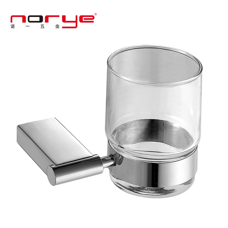 High Quality wall Mounted 304 Stainless Steel Bathroom accessories toothbrush cup holder