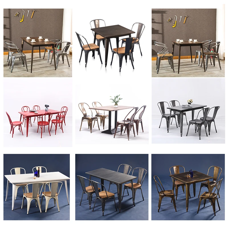 Uptop Furnishings side canteen table and chairs China Factory for hotel