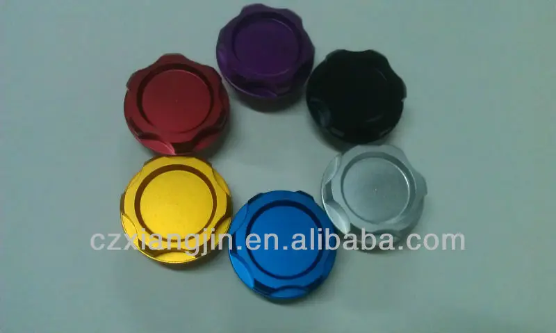 aluminum car oil tank cap with customized logo