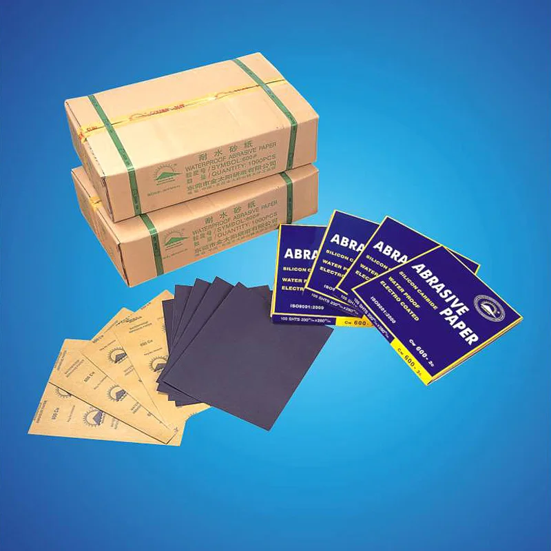 polishing abrasive paper sheet black sanding papers water proof