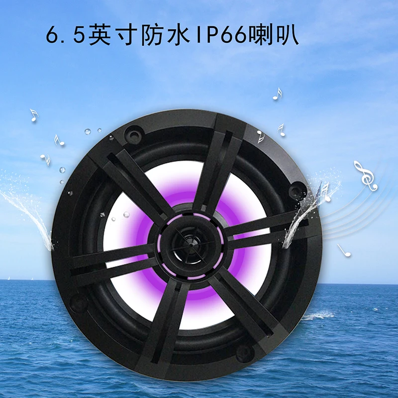 6.5 Inch Dual Marine Speakers 2 Way Waterproof And Weather Resistant