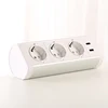 Desk edge mount power strip clamp on desk socket with dual usb charger
