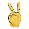 Yellow eco-friendly pvc party use inflatable thumb hand waving for kids toys