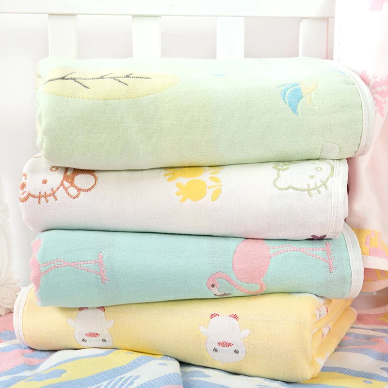 Wholesale Children's Quilt 6layer Pure Cotton Cover Blanket Baby Quilt