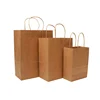 Supplier Custom Blank Recycled Kraft Handle Paper Bags for Packaging