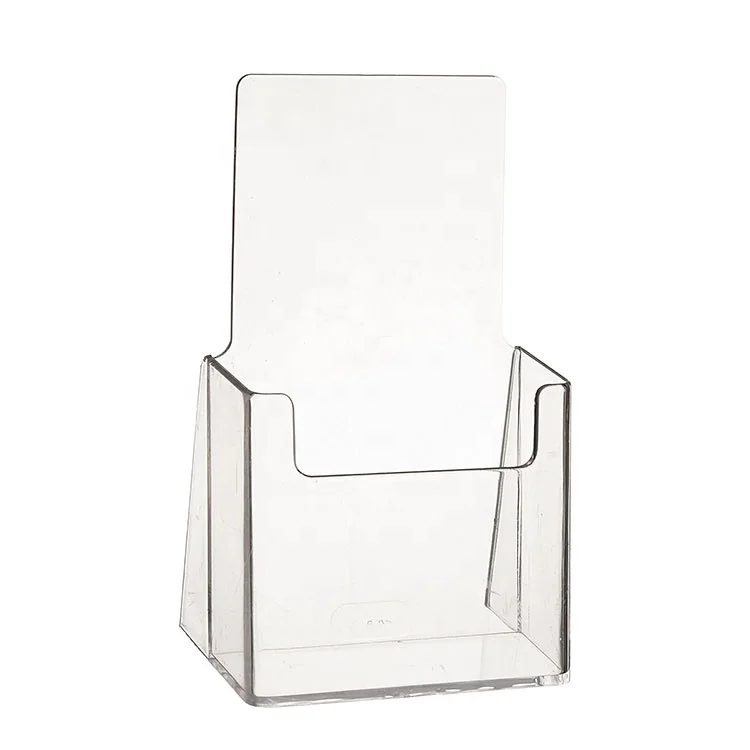 Clear Tabletop Brochure Acrylic Display Acrylic Brochure Display Stand