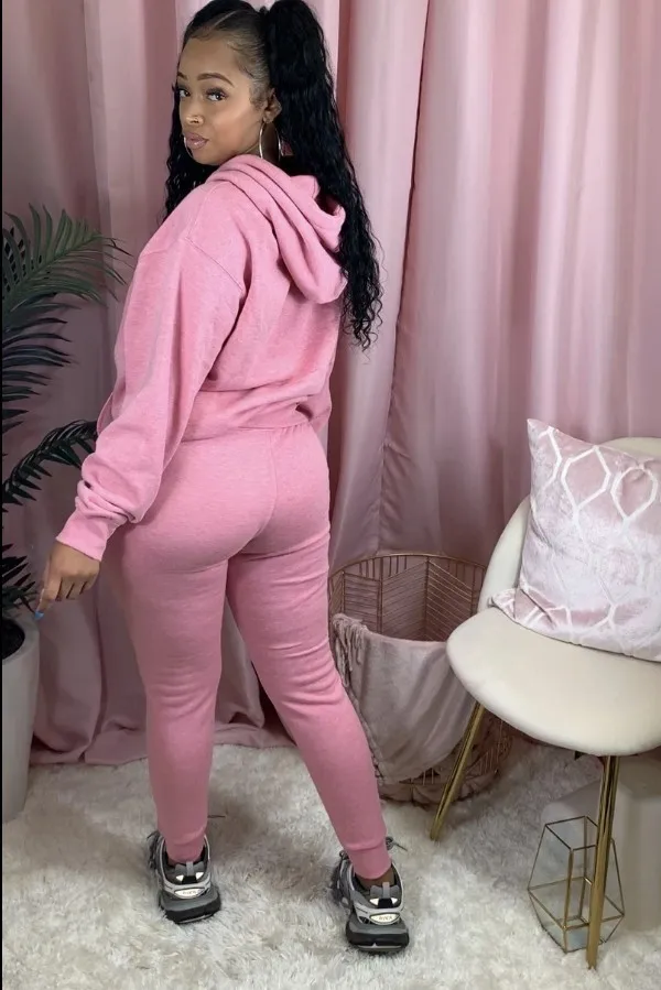 2020 Women Jogging Tracksuit Womens Custom Fleece Jogging Suits Women 2