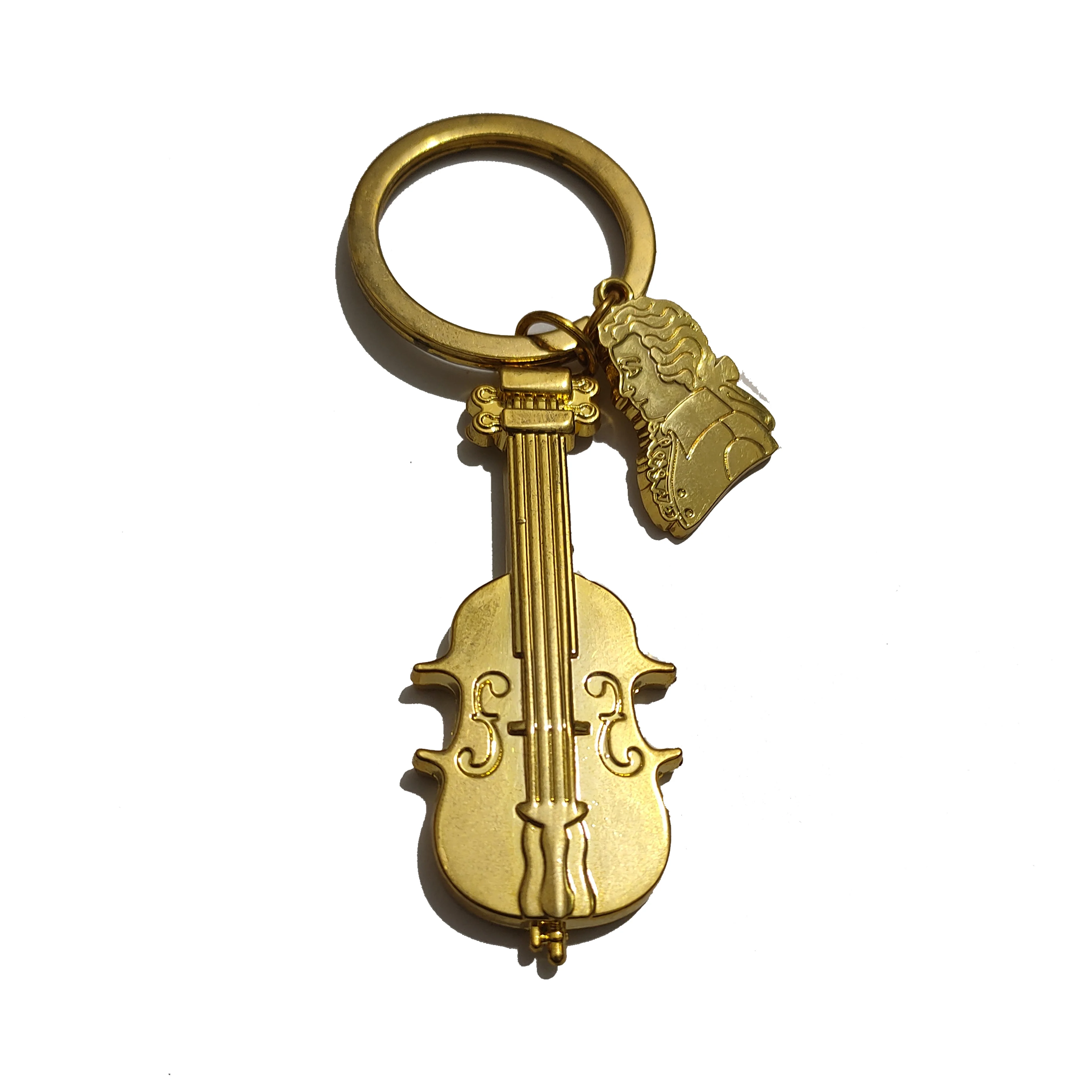 定制黑色 pu皮金属钥匙扣与激光标志