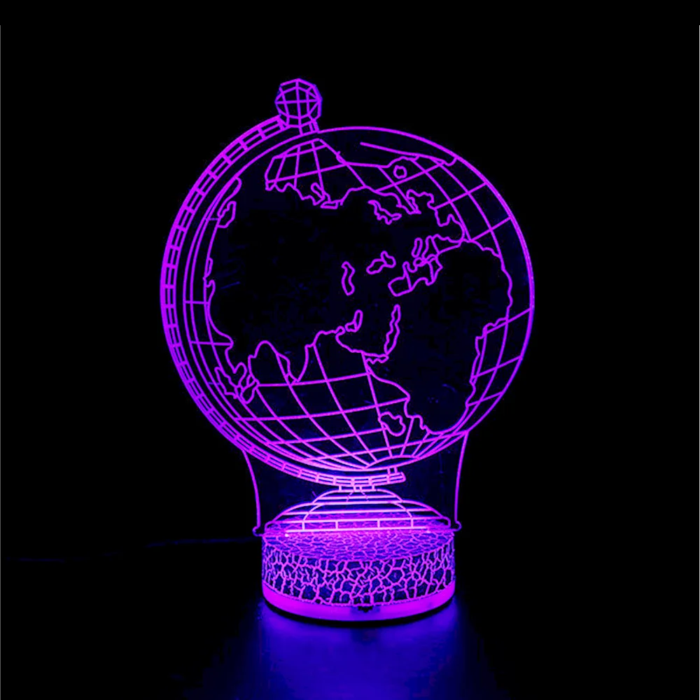 Customized 3D Acrylic Board Visual Gift Living Room Bedroom Interior A Variety Led Night Lights