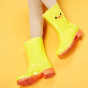 Women's Pvc Waterproof Rain Boots 