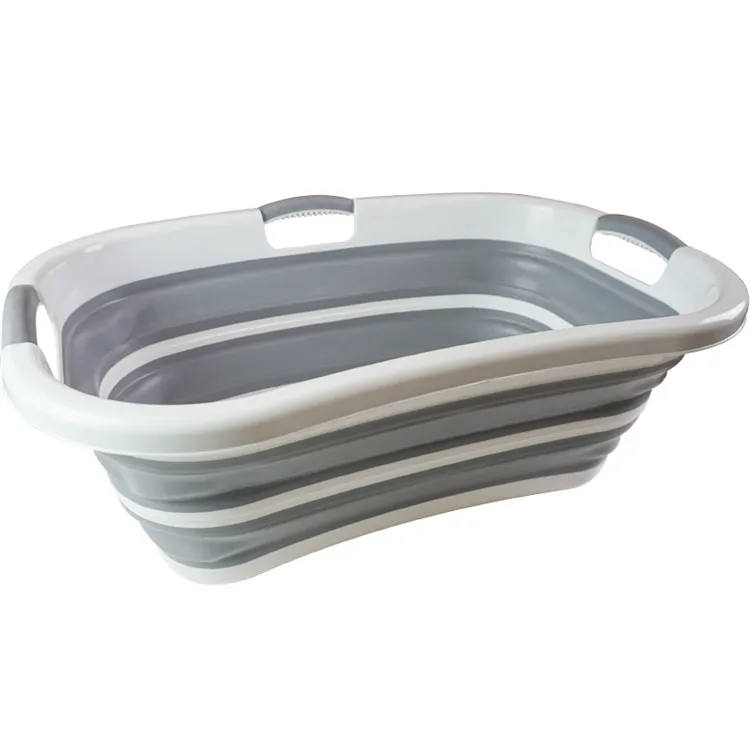 
Multifunctional dirty clothes basket portable plastic folding laundry basin wholesale 