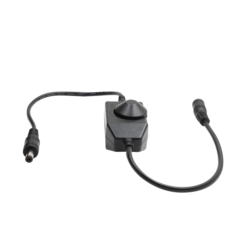 12V 2A LED Volume dimmer for light panel Dimmer Stepless dimming cable cord - ANKUX.COM