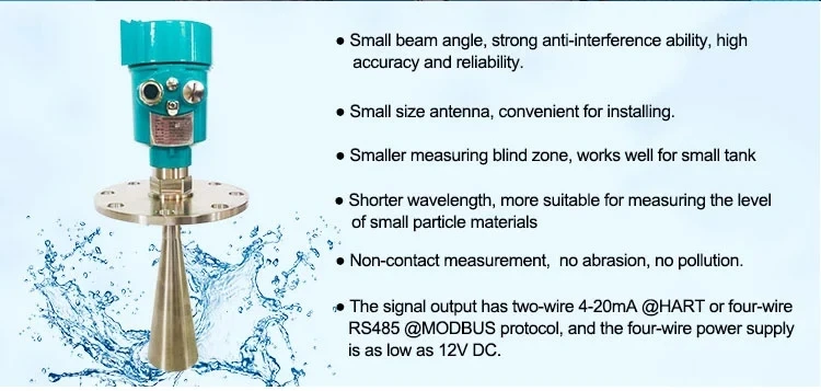 pulse radar level meter