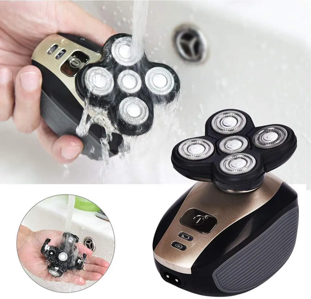 Alk1800 Electric Razor For Men Bald Had Shaver 5 In 1 Electric Shaver