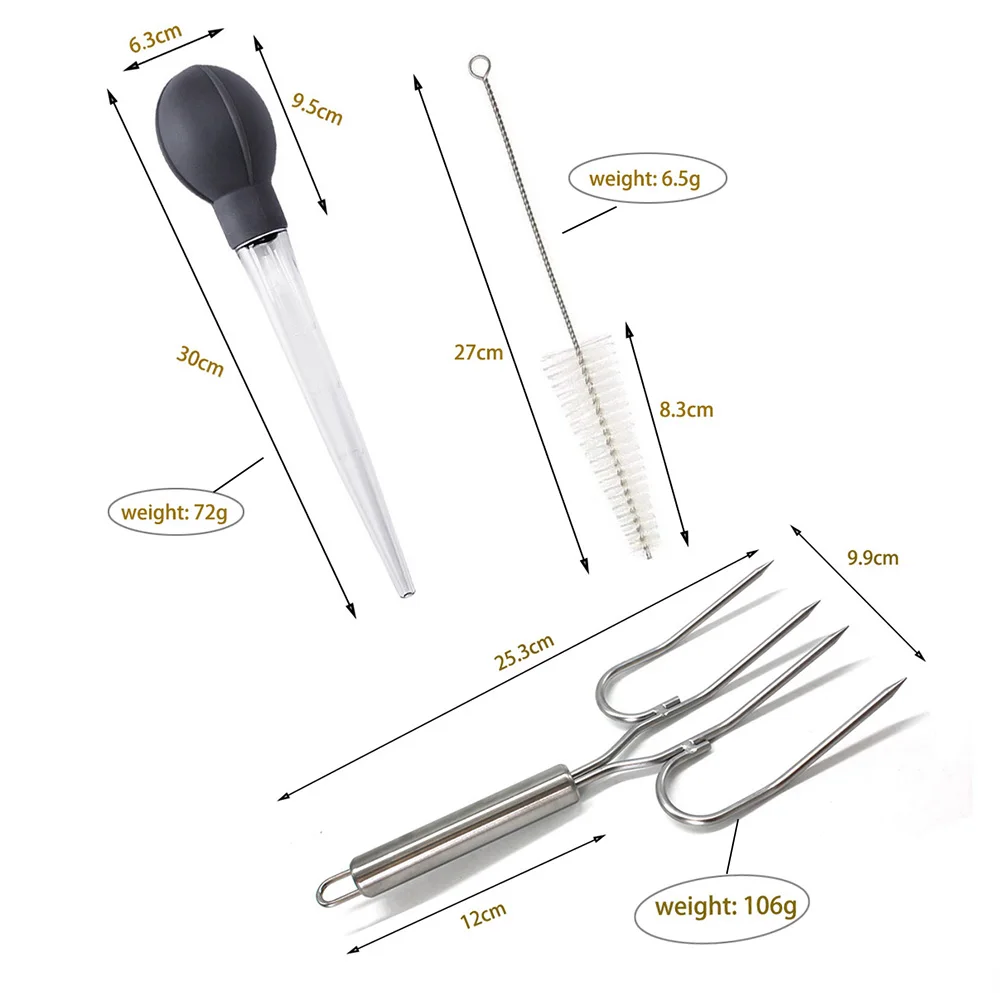 Stainless Steel Turkey Forks Sets,Lifter Meat Claw Shredder With Turkey