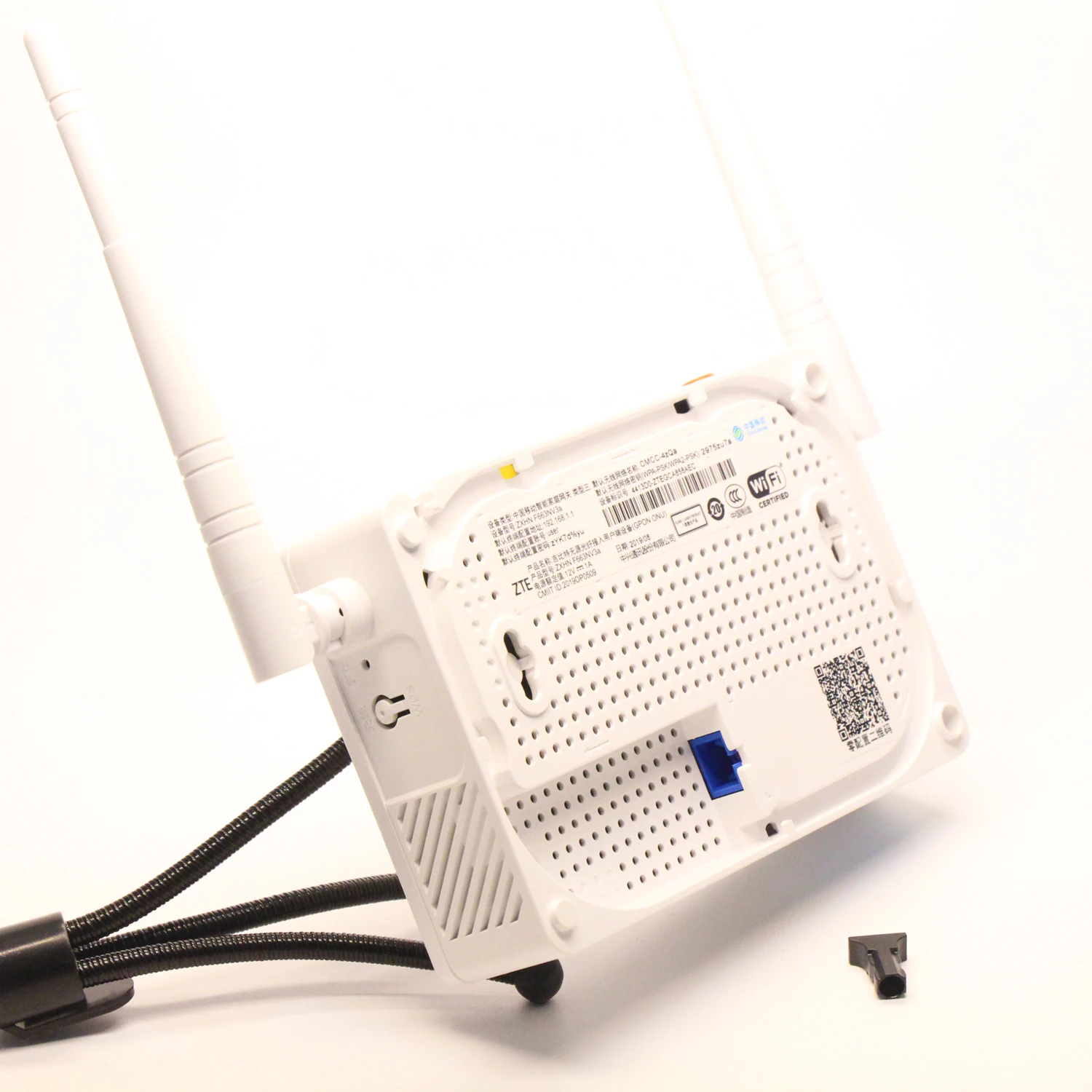 中兴f663nv3a Xpon Onu Gpon Onu 1ge + 3fe + 1pot + 2.4gwifi Fttx光纤设备英文版oem ...