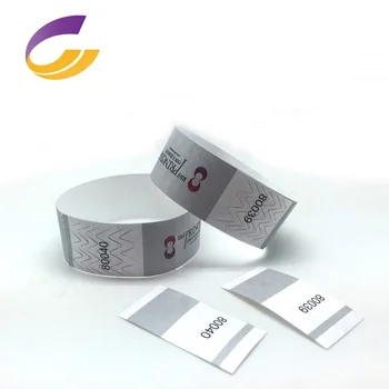 tyvek barcode wristbands