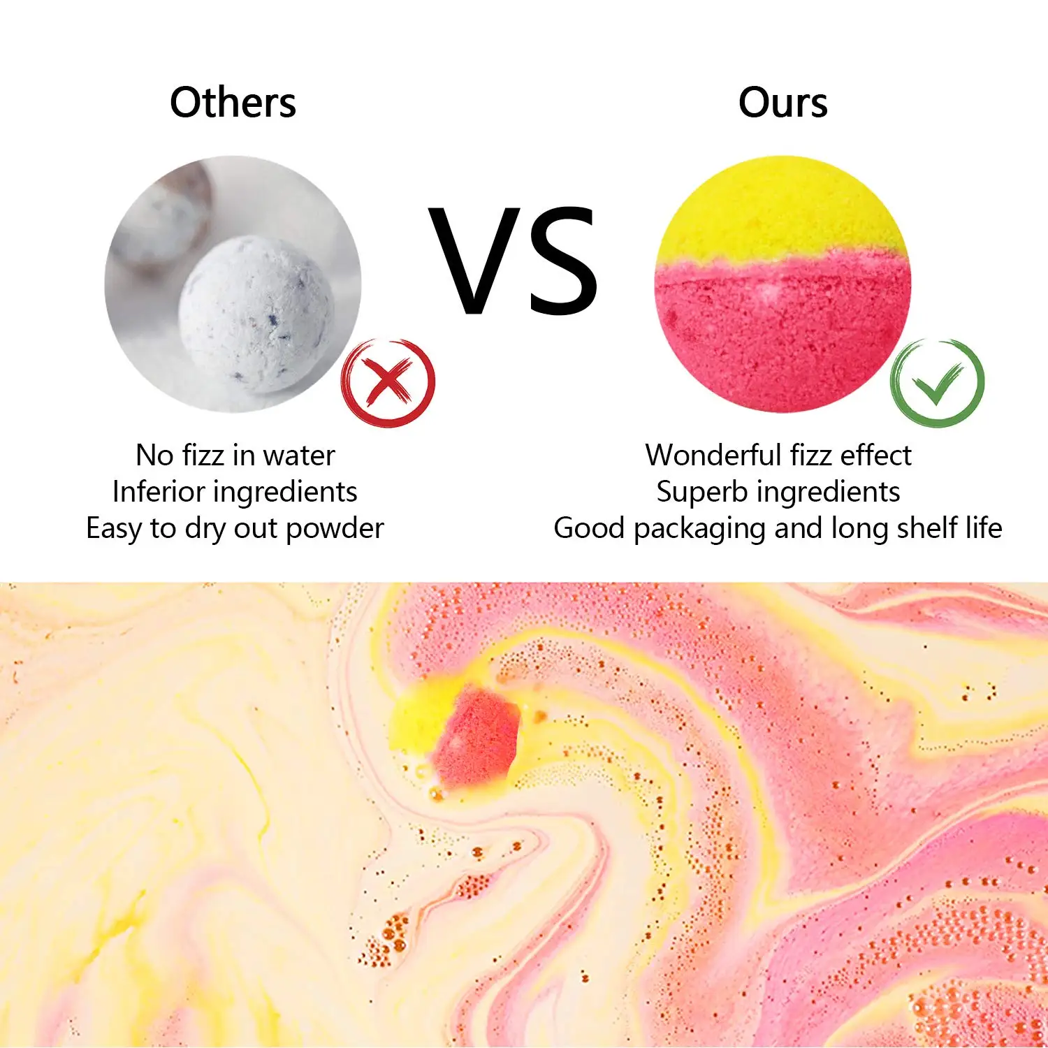 Bath Bombs Gift Set Handmade Bubble Natural Organic Bath Bombs