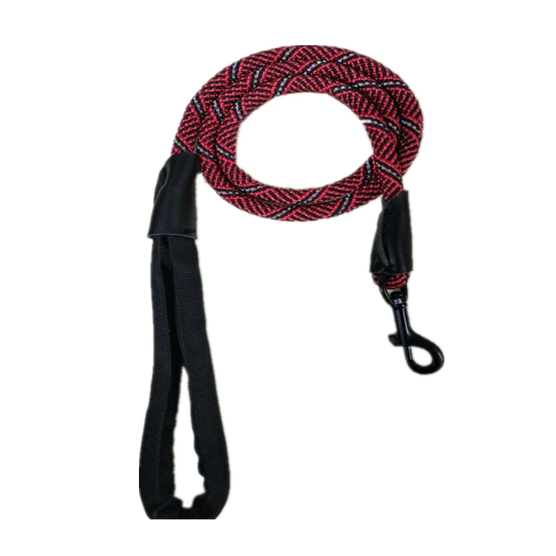 Customized Solid Braided Pet Dog Rope Adjustable Slip Lead Dog Leash