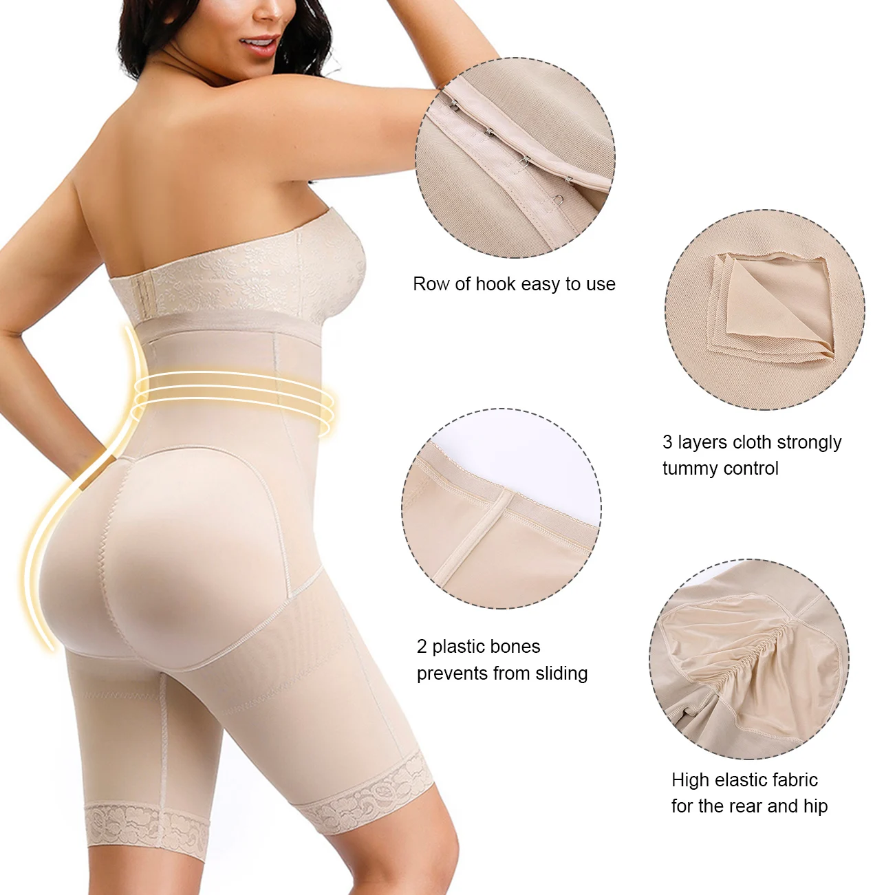 Shapewear Waist Trainer Corset Butt Lifter Tummy Control Underwear