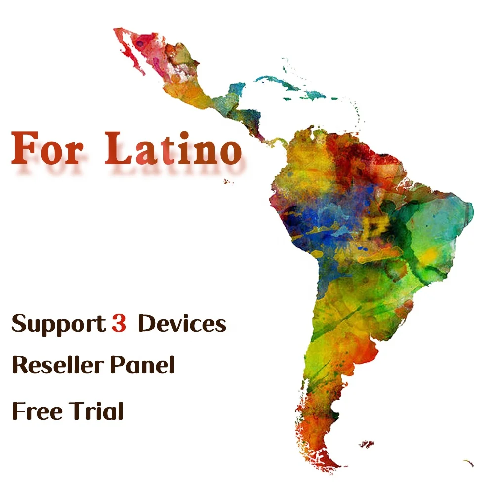 

3 Connections Latino IPTV Spanish Reseller Panel for Mexico Chile Ecuador Puerto Rico USA Latin Market Support Multiple Devices